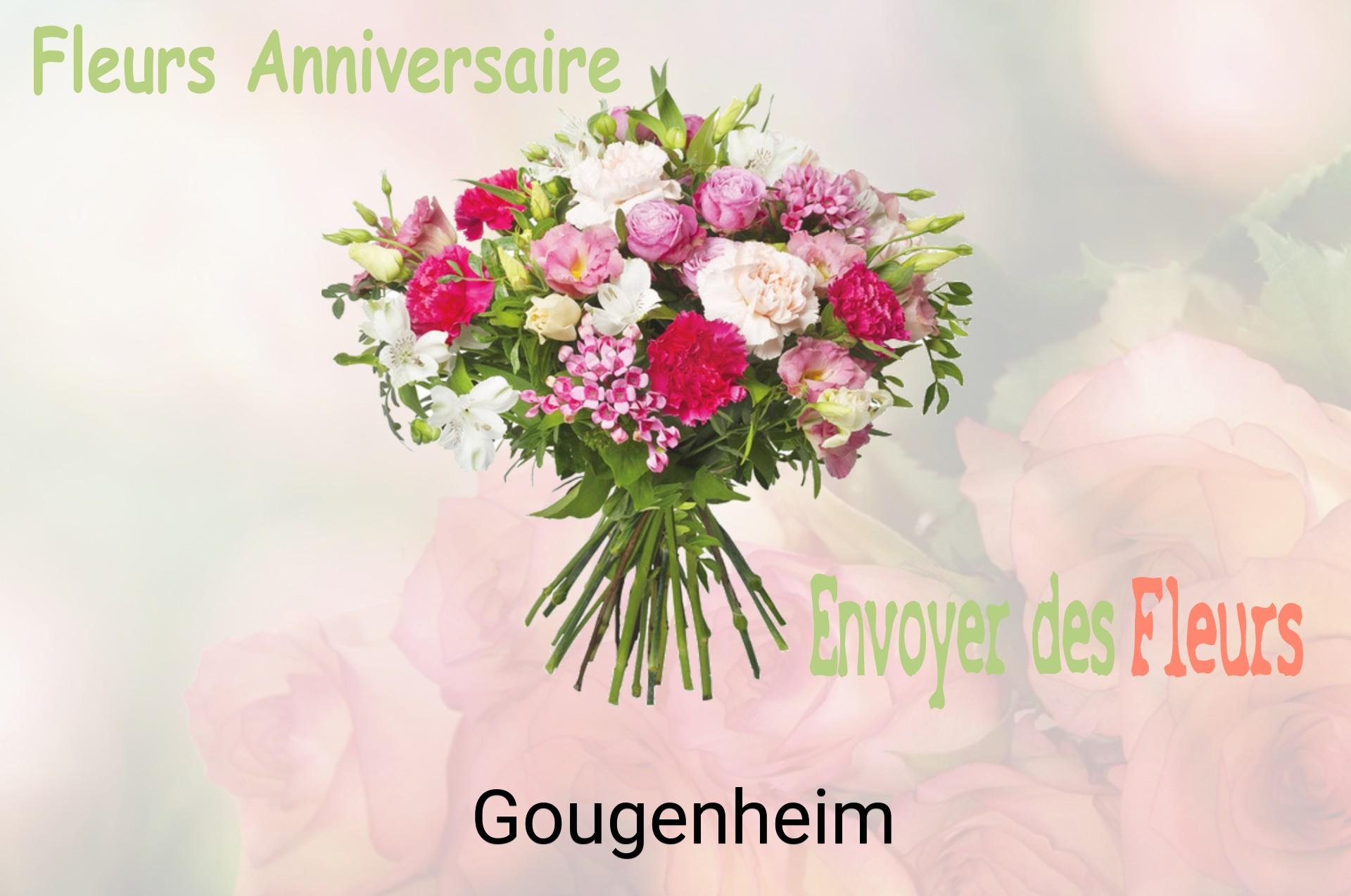 Bouquet de fleurs d’anniversaire livré à Gougenheim